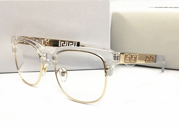 

summer style sun for sunglasses and coating half frame glasses lens uv400 clear men with fashion lens sunwear oculos de box women sol mgbpl, White;black