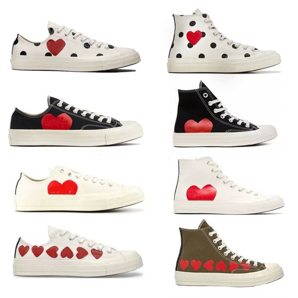 

1970s big eyes play chuck 70 canvas shoes multi heart 70s hi classic 1970 jointly name skateboard trainers casual sport sneakers