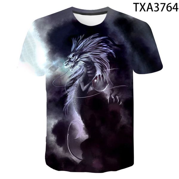 

dragon boy girl printed cool 3d print shirts funny oversized anime men clothing