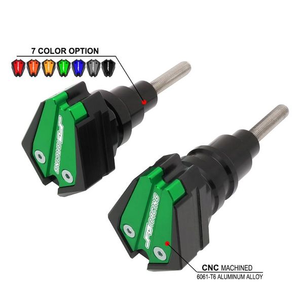 

motorcycle cnc front fender anti crash protector frame slider guard for ninja zx6r zx-6r zx 6r 2009 2010 2011 2012