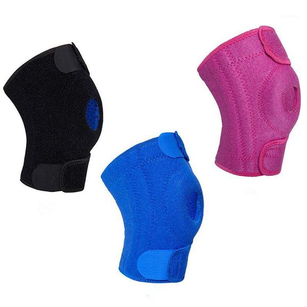 

elbow & knee pads men women adjustable strap brace support pad compression sleeve open patella stabilizer anti slip for arthritis acl1, Black;gray