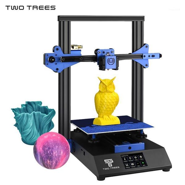 

printers two trees bluer 3d printer silent printing 235*235*280mm with 3.5 inch touchscreen heated bed resume print filament detection1