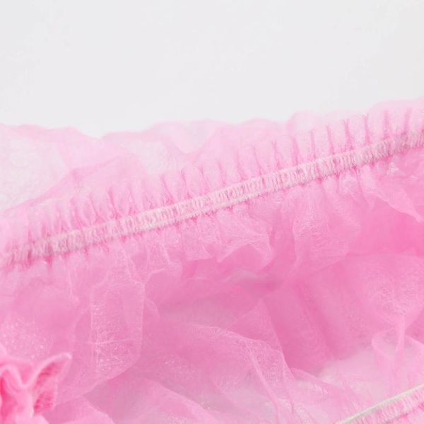 

100pcs non-woven disposable shower caps hair nets beauty salon spa head cover hats mop hygiene disposable caps qylsfp