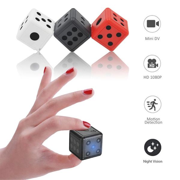 

1080p hd digital mini dice camera for security spying smallest portable action cam with night vision micro secret video recorder