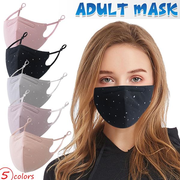 

mascarillas быстрая доставка mscara оголовье взрослых многоразовый моющийся печати регулируемая дышащий ветрозащитный защитная маска mascari