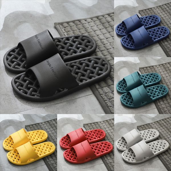 

j7n new fashion women chunky heel summer slipperwedges slippers female sandals heeled casual shoes slipper women, Black