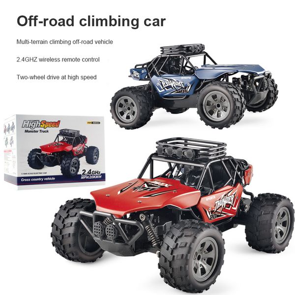

new rc alloy 1:18 remote control cross country climbing car 2.4g children's electric toy car model children's toy gift