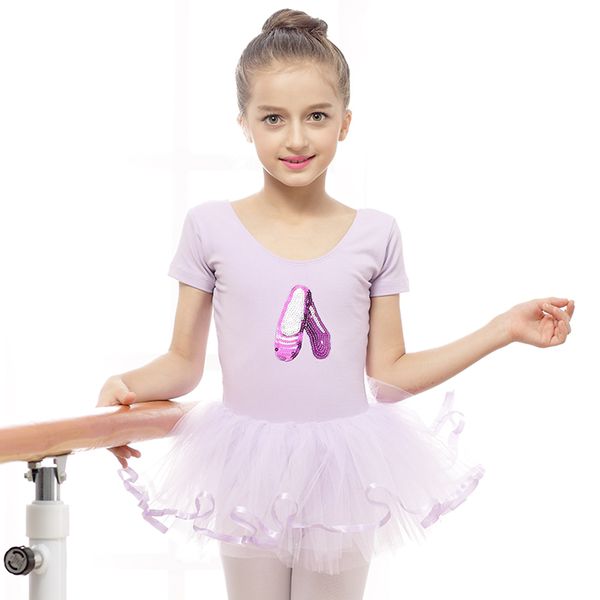 

new for girl kids ballet dance dress dance-shoes-squins- ruched-tulle skirt disfraces princess leotard vestido, Black;red