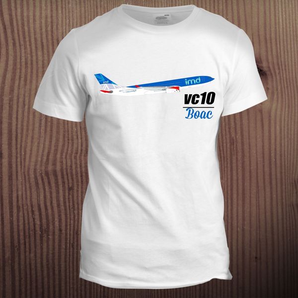 

summer men tee shirt aero retro boac vickers vc 10 father dad grandad plane raf t shirt custom made t-shirt sport hooded sweatshirt hoodie