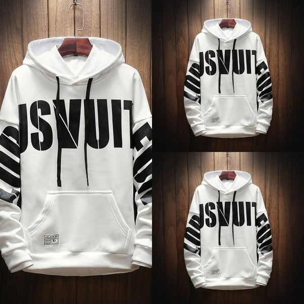 

qsn3j осень и мужские пальто 2019 пальто стиль свободный свитер с капюшоном coatsweater зимы молодёжные вскользь новых людей корейский 7dpgl, Black