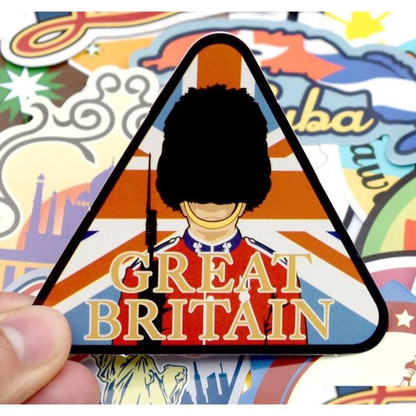 

100 pcs waterproof travel stickers bomb lapnotebook luggage water bottle postcard scrapbook bike car home decor t sqcxxi toys2010