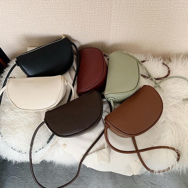

designer bags women bags 2020 new quality pu leather solid color lady small purses fashion shoulder crossbody