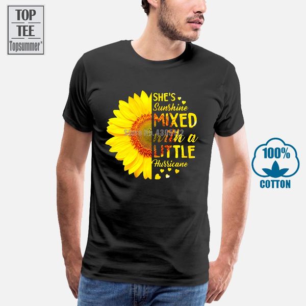 

sunflower she's sunshine mixed with a little t shirt men s 6xl black made in usa sport hooded sweatshirt hoodie