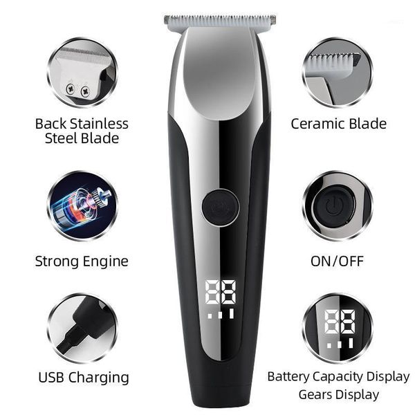 

hair clippers weidz father christmas gift trimmer with 6pcs limit comb 1mm usb rechargeable clipper drop1