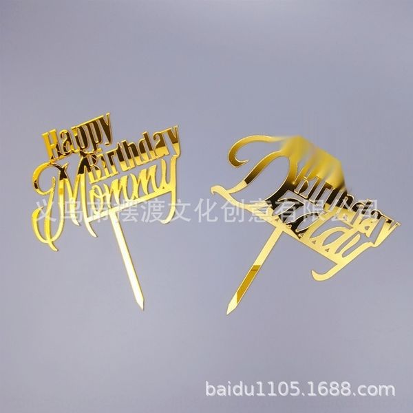 

6q1iu simple creative happy english card dessert table cakedecoration simple creative parents parents c english cake card dessert happy cake