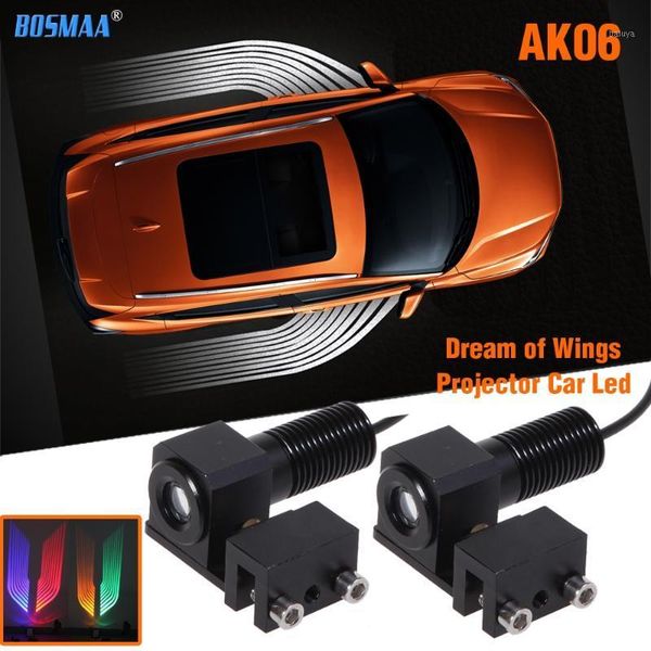 

interior&external lights bosmaa car/motorcycles led door projector shadow light fog warning welcome emergency signal lamp big heatsink1