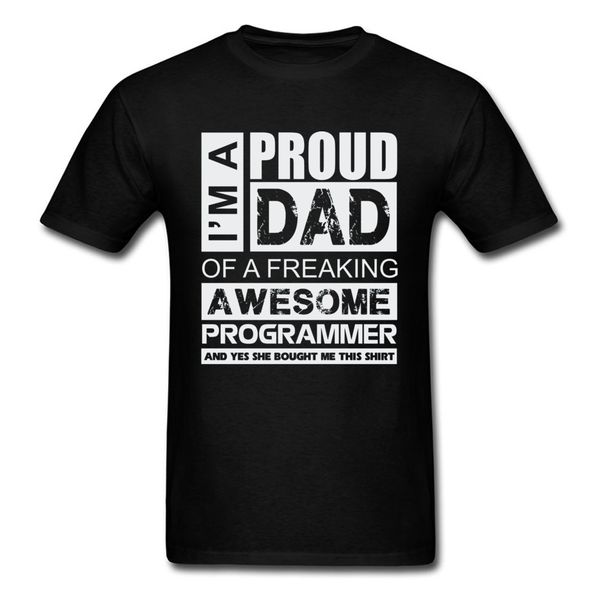 

tshirt for proud dad of a freaking awesome programmer thanksgiving day gift & tees funny saying sport hooded sweatshirt hoodie t shirt