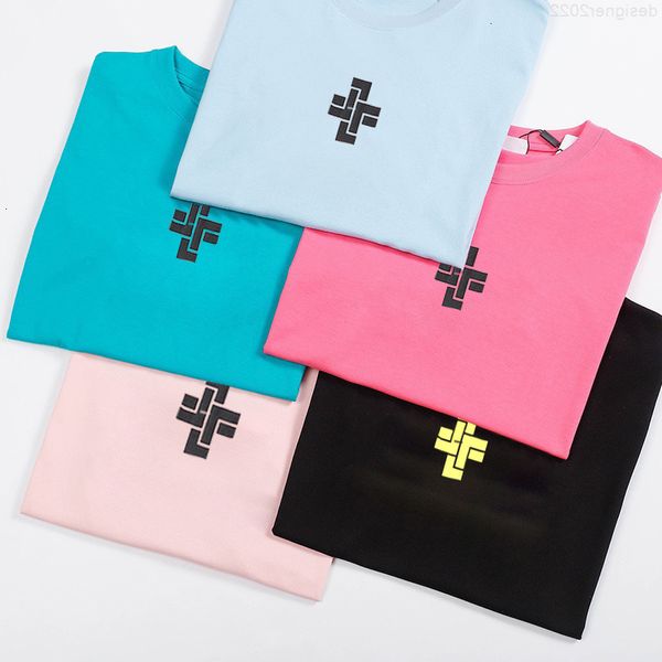 

womens women's t-shirt t shirt classic candy-colored trendy macarons wave tees casual summer short sleeve mens ins jdad, White