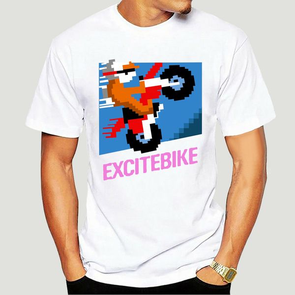 

excite bike video game classic nes retro men's white tee t shirt size s to 3xl t-shirt custom printed-2936d sport hooded sweatshirt hoo