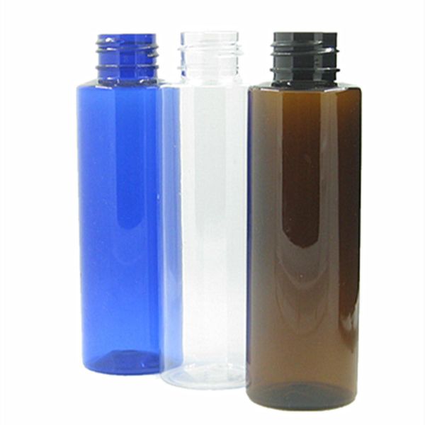 

100 мл пустой ясный / синий / янтарный цилиндр пластиковые бутылки бутылки pet с черной открытой открытой крышкой х5 100 мл пустой jllycd