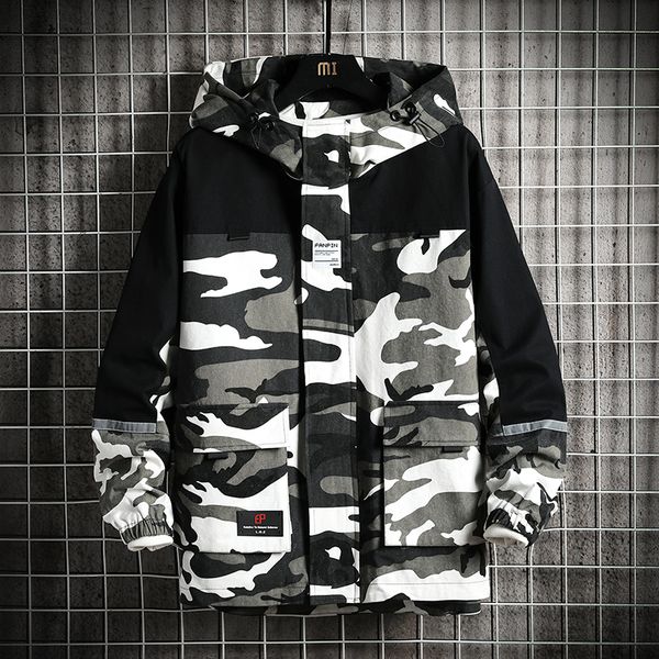 

2021 new tactical camouflage men army windbreaker hunting clothes set jacket zzjx, Black;brown