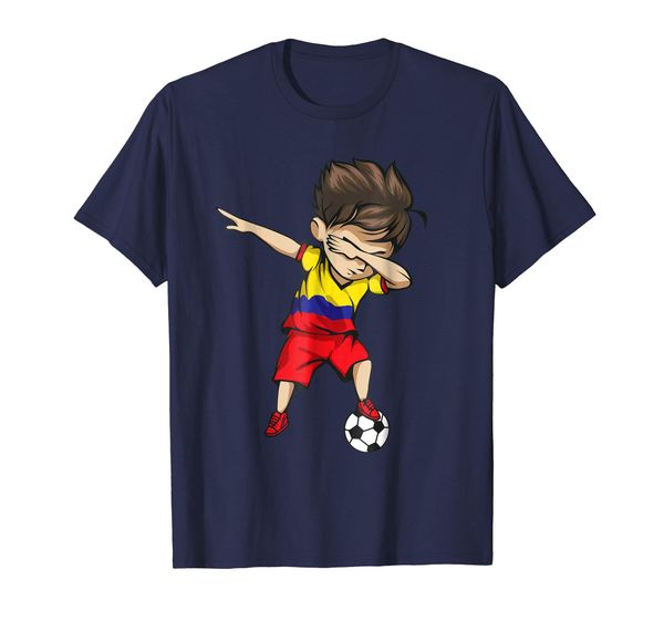 

sport dabbing soccer boy colombia jersey shirt colombian football