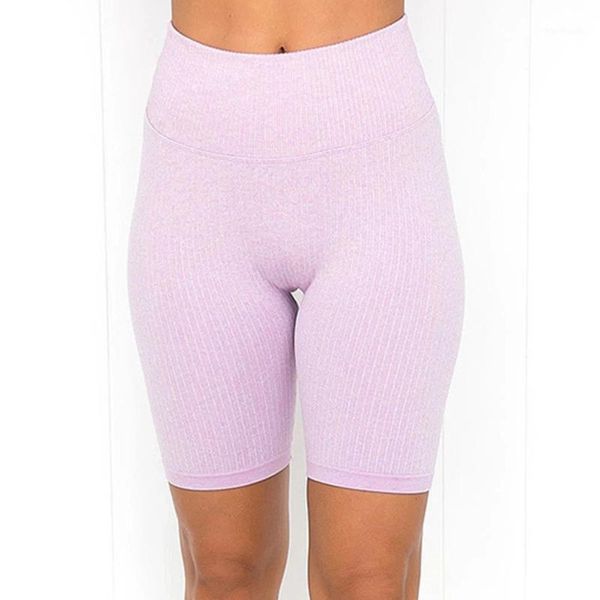 

yoga outfits seamless running shorts push hip gym high waist quick dry biker women training fitness sport1, White;red