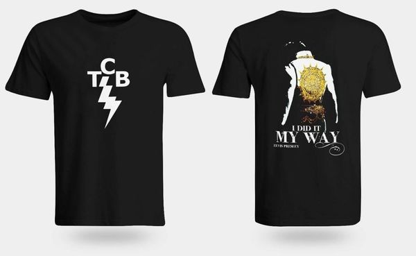 

elvis presley i did it my way black printed double side fashion new printed cool offensive shirts sport hooded sweatshirt hoodie men t shirt