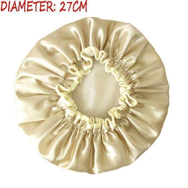 

thick 1pcs waterproof bath hat double layer shower hair cover women supplies shower cap bathroom accessories h qylhql