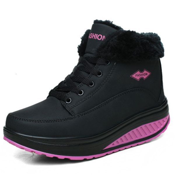 

2021 tonification of women's short snow boots winter in addition to velvet tennis cunha-to-water'women's shoes emancipation s, Black