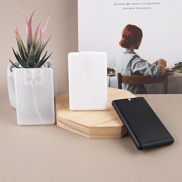 

selling plastic refillable 20ml empty perfume bottle atomizer card shape disinfectant atomizer bottles wholesale essential oil bottles