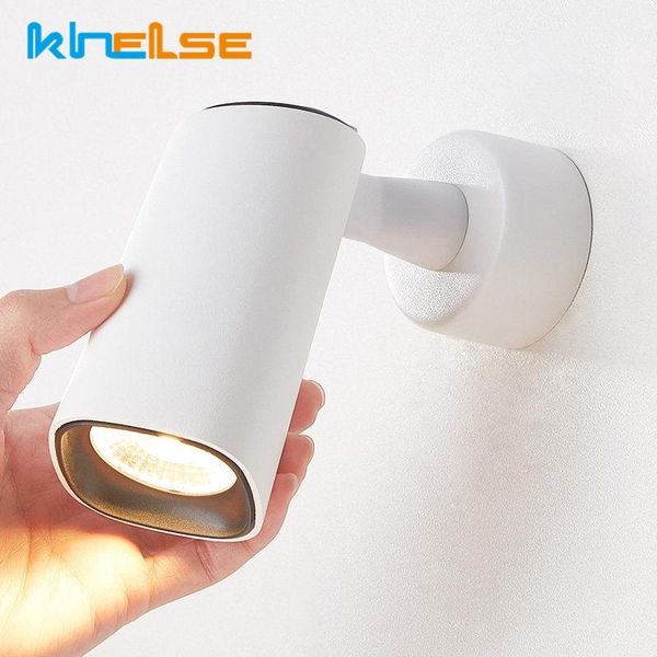 

nordic led 12w wall lamps indoor modern 350 rotation cob reading sconces bedroom bedside stair corridor study home wall lighting