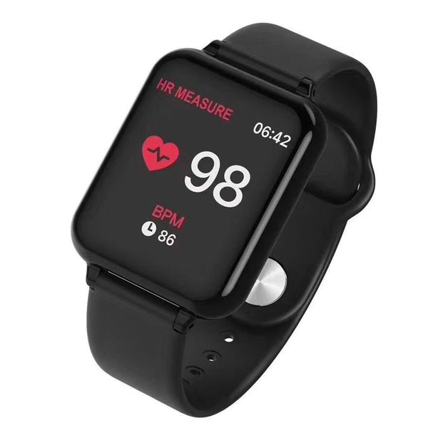 

heart rate monitor color oled спорт мужчина часы интеллектуального фитнес tracker умного браслет браслет b57 для android ios