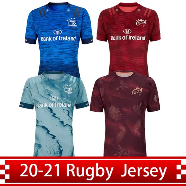 

2021 munster home away rugby jersey muenster alternative rugby jerseys league training t-shirt s-5xl, Black;gray