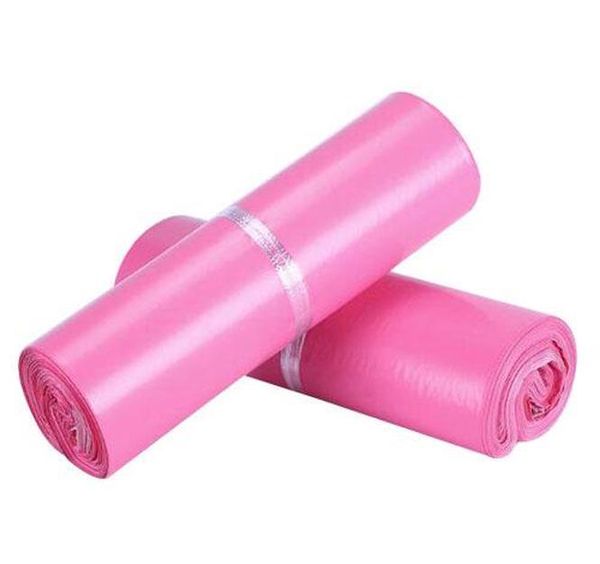 

17x30cm pink waterproof express bags disposable courier bags for delivery mail bags envelo wmtgos dh_niceshop