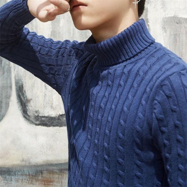 

mens sweater winter thick turtleneck male warm cashmere sweater men 2019 slim pullover male double collar knitwear pull homme1, White;black