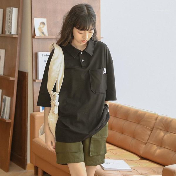 

women's blouses & shirts spring vintage solid shirt female oversize women shor t sleeve girls blouse summer plus size femme blusas1, White