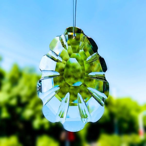 

suncatchers chakra crystal prism drop hanging glass pendant ornament fengshui garden light catchers christmas tree hanging decor h bbygat