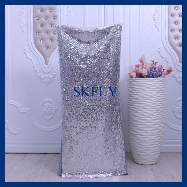 

chair covers ch004r1 wholesale party universal wedding shinny silver sequin cap