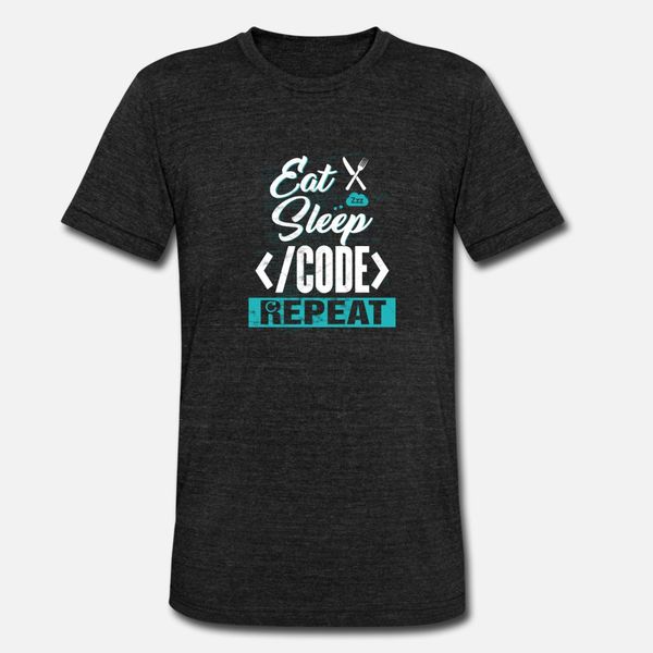 

eat sleep code повторять программист geek nerd t shirt юмор vintage vintage tracksuit фуфайки hoodie