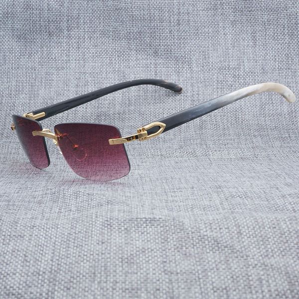 

frame white gafas buffalo horn clear men wood rimless glasses for driving natural club sunglasses mirror black oculos shades 012 bffvx, White;black