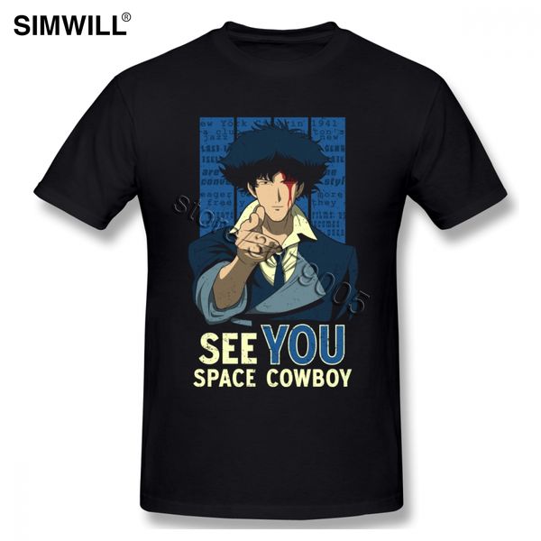 

anime cowboy bebop tshirt unique short sleeved s crew neck spike spiegel retro graphic sport hooded sweatshirt hoodie men t shirt