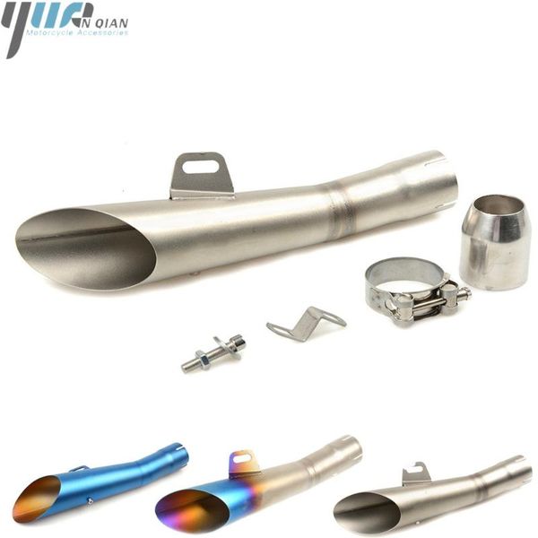 

universal motorbike exhaust pipe exhaust muffler rear pipe tailpipe for g650gs r1150gs adventure hp2 enduro r 1250 r k1200gt