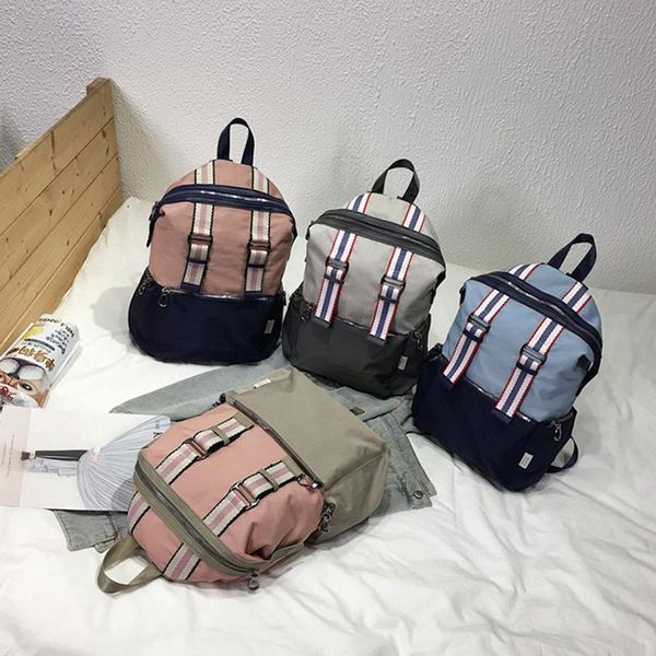 

fashion lapbackpack nylon charge computer backpack anti-theft waterproof bag for women oxford cloth student bag teenager new