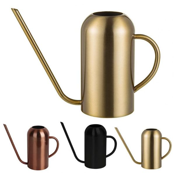 

watering equipments 1500ml long mouth stainless steel can pot for succulent bonsai plants