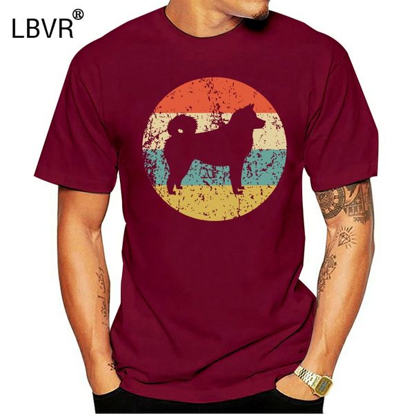 

akita vintage retro akita inu men's dog silhouette icon fashion classic hoodie designers t shirts sweatshirt