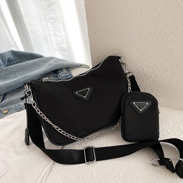 

brand mother bag new womens internal frame packs underarm bag three-in-one nylon hobo chain shoulder messenger fashion women bags 217s