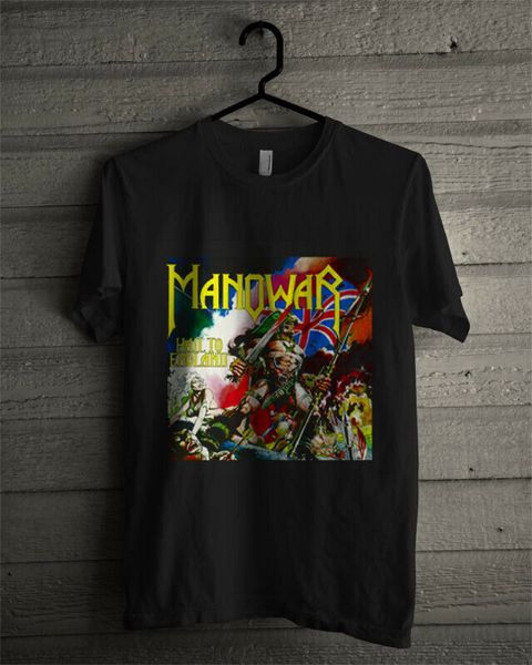 

урожай manowar hail to england metal blade новый короткий рукав мужская одежда большой размер: s xxxl балахон дизайнеры футболки толстовка