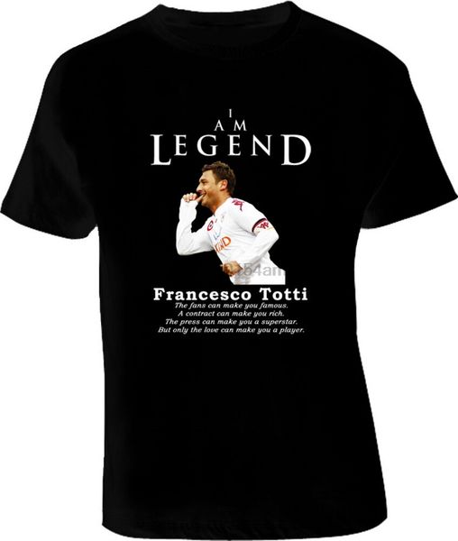 

francesco totti as roma legend soccer futbol t shirt sport hooded sweatshirt hoodie