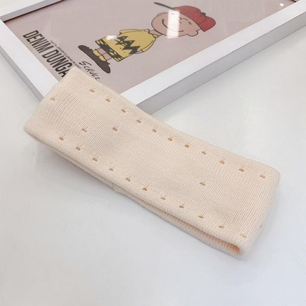 

knitted headband sports yoga women makeup elastic headbands hair holder retro hole solid color hair head wrap bands q sqcnsg